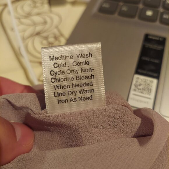 Preowned Standards & Practices Wrap Around Maxi Dress Size M - Picture 3 of 9